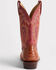 Image #4 - Lucchese Men's Wyatt Exotic Caiman Belly Western Boots - Broad Square Toe, Sienna, hi-res