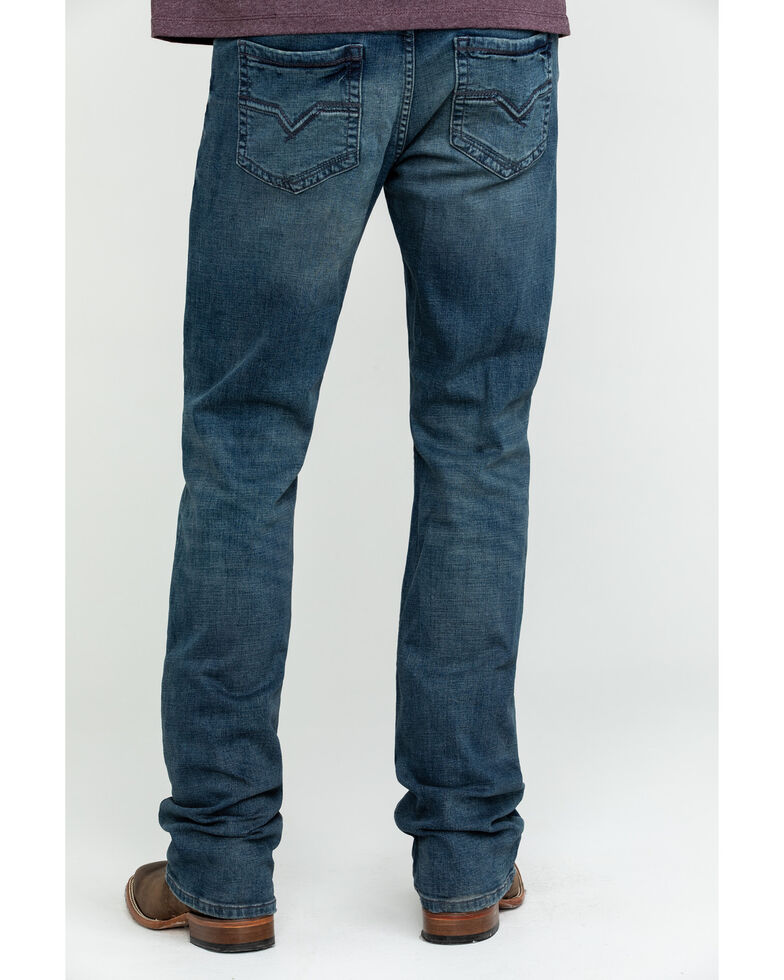 Moonshine Spirit Men's Muddler Slim Bootcut Jeans , Indigo, hi-res
