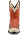 Image #4 - Black Star Women's Cell-Sole Leather Western Booties - Snip Toe, Red, hi-res