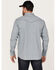 Image #4 - Moonshine Spirit Men's Bull Eye Floral Plaid Print Long Sleeve Pearl Snap Western Shirt , Navy, hi-res