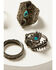 Image #3 - Shyanne Women's Enchanted Forest 5-Piece Ring Set, Pewter, hi-res