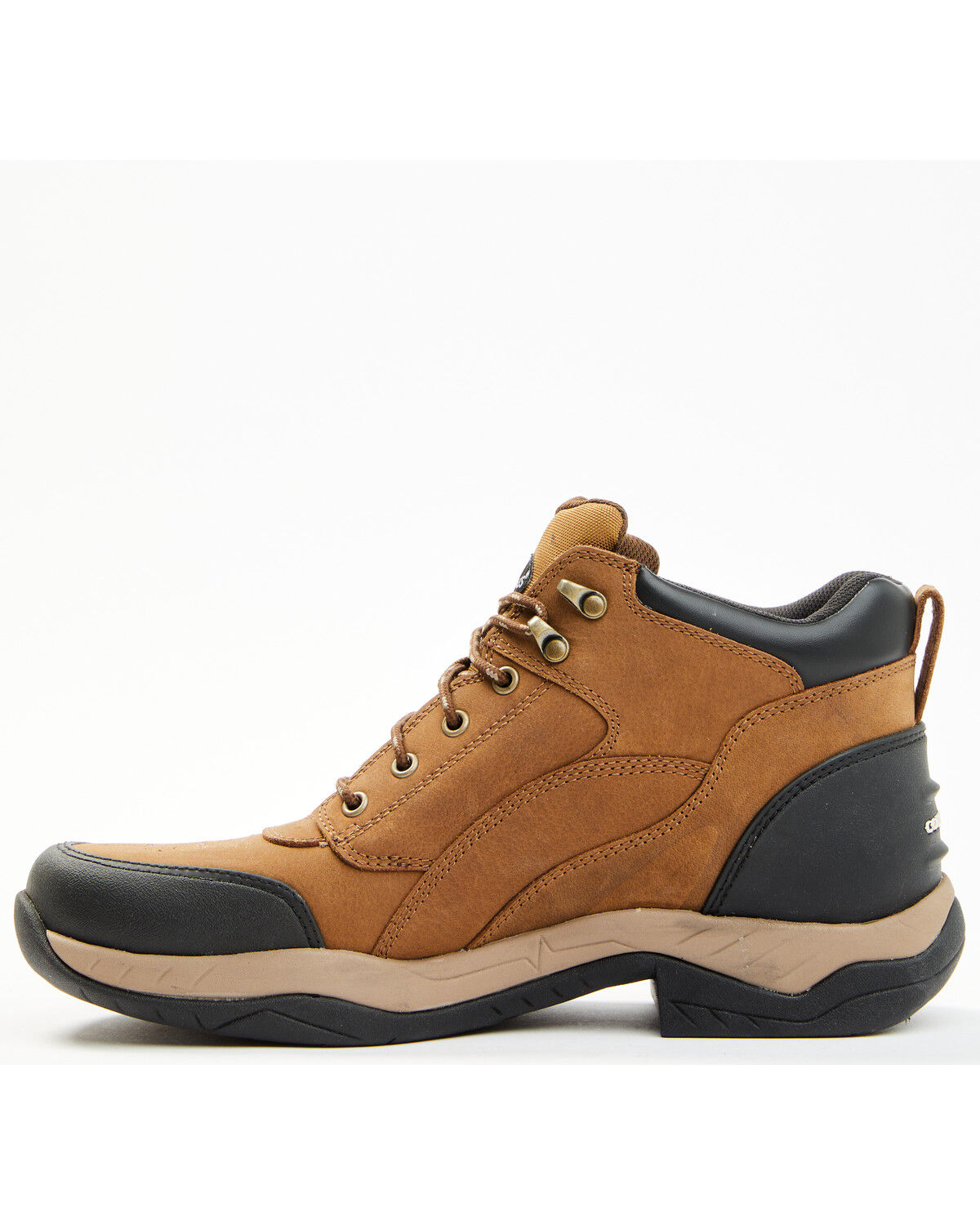 Image #3 - Cody James Men's Endurance Soft Song Shin Buff Lace-Up Work Boots - Soft Toe, Tan, hi-res