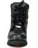 Image #3 - Milwaukee Leather Women's Lace-To-Toe Studded Motorcycle Boots - Round Toe, Black, hi-res