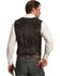 Cody James Men's Paisley Print Western Vest , Silver, hi-res