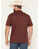 Image #4 - Ariat Men's Solid Tek Short Sleeve Polo Shirt - Big, Maroon, hi-res