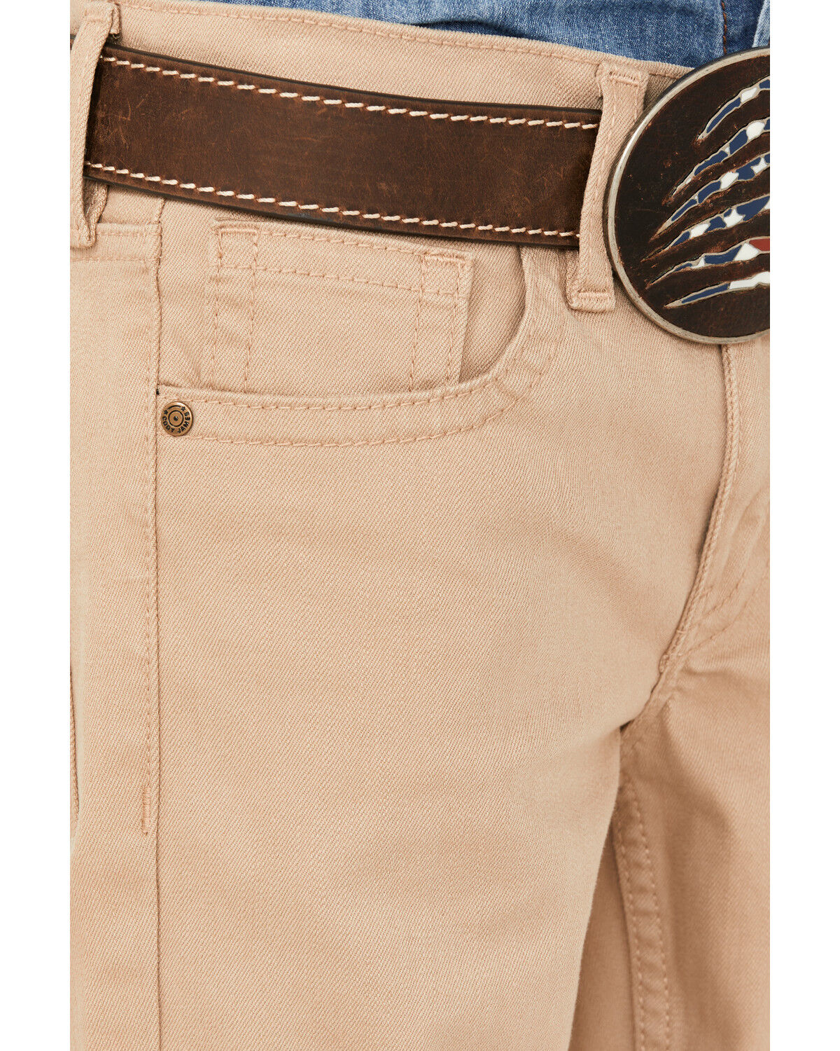 Image #2 - Cody James Boys' Dalton Slim Straight Stretch Jeans, Tan, hi-res