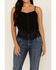 Idyllwind Women's Briarwick Fringe Tank Top, Black, hi-res