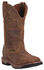 Dan Post Blayde Waterproof Wellington Work Boots - Square Toe, Saddle Tan, hi-res