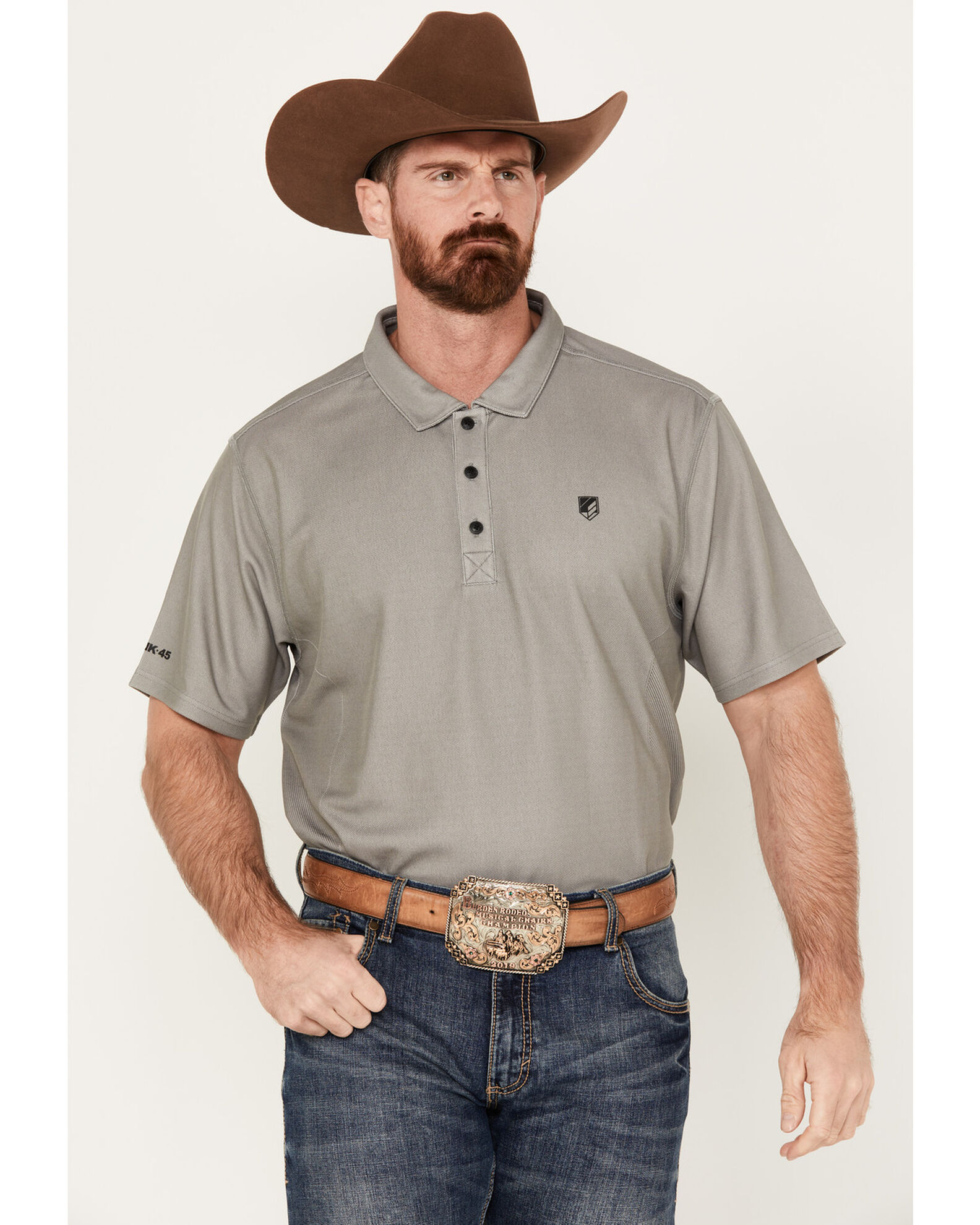 Cowboy boots with polo shirt on sale