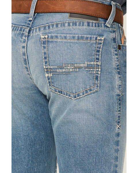 Image #4 - Ariat Men's M7 Hartwell Julian Medium Wash Stretch Slim Straight Jeans , Blue, hi-res