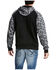 Image #2 - Ariat Men's Patriot Camo Print Hooded Sweatshirt - Tall, Black, hi-res