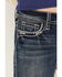 Image #2 - Grace in LA Girls' Medium Wash Embellished Bootcut Stretch Denim Jeans, Medium Wash, hi-res