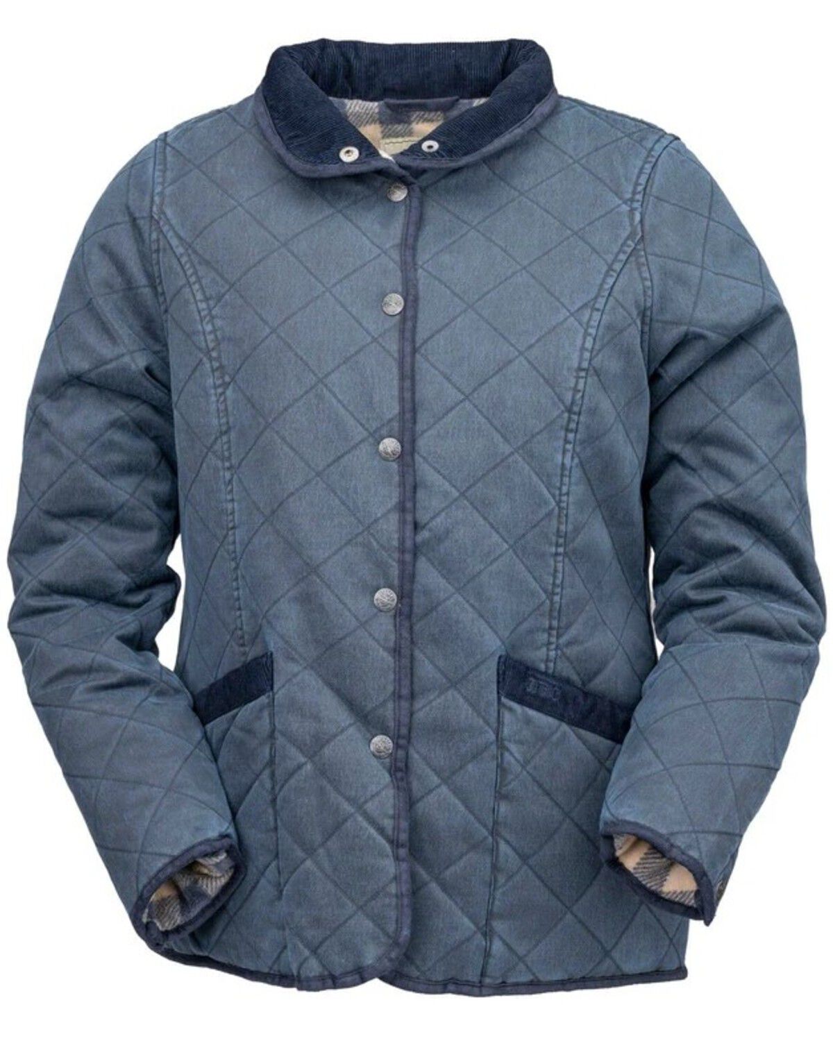 Image #1 - Outback Trading Co Women's Canyonland Barn Jacket - Plus, Blue, hi-res