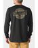 Image #1 - Carhartt Men's Camo Badge Long Sleeve Graphic Work T-Shirt, Black, hi-res