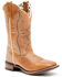 Laredo Women's Lad Tan Western Boots - Broad Square Toe , Tan, hi-res