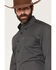 Image #2 - Cinch Men's Geo Print Long Sleeve Button-Down Stretch Western Shirt, Navy, hi-res