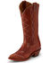 Image #2 - Tony Lama Women's Emilia Western Boots - Snip Toe, Cognac, hi-res