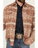 Image #3 - Wrangler Retro Men's Southwestern Print Long Sleeve Snap Western Shirt Jacket, Lt Brown, hi-res