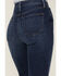 Just Black Denim Women's High Rise Vintage Wide Leg Flare Jeans, Blue, hi-res