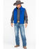 Image #6 - Wrangler Men's Trail Vest, Blue, hi-res