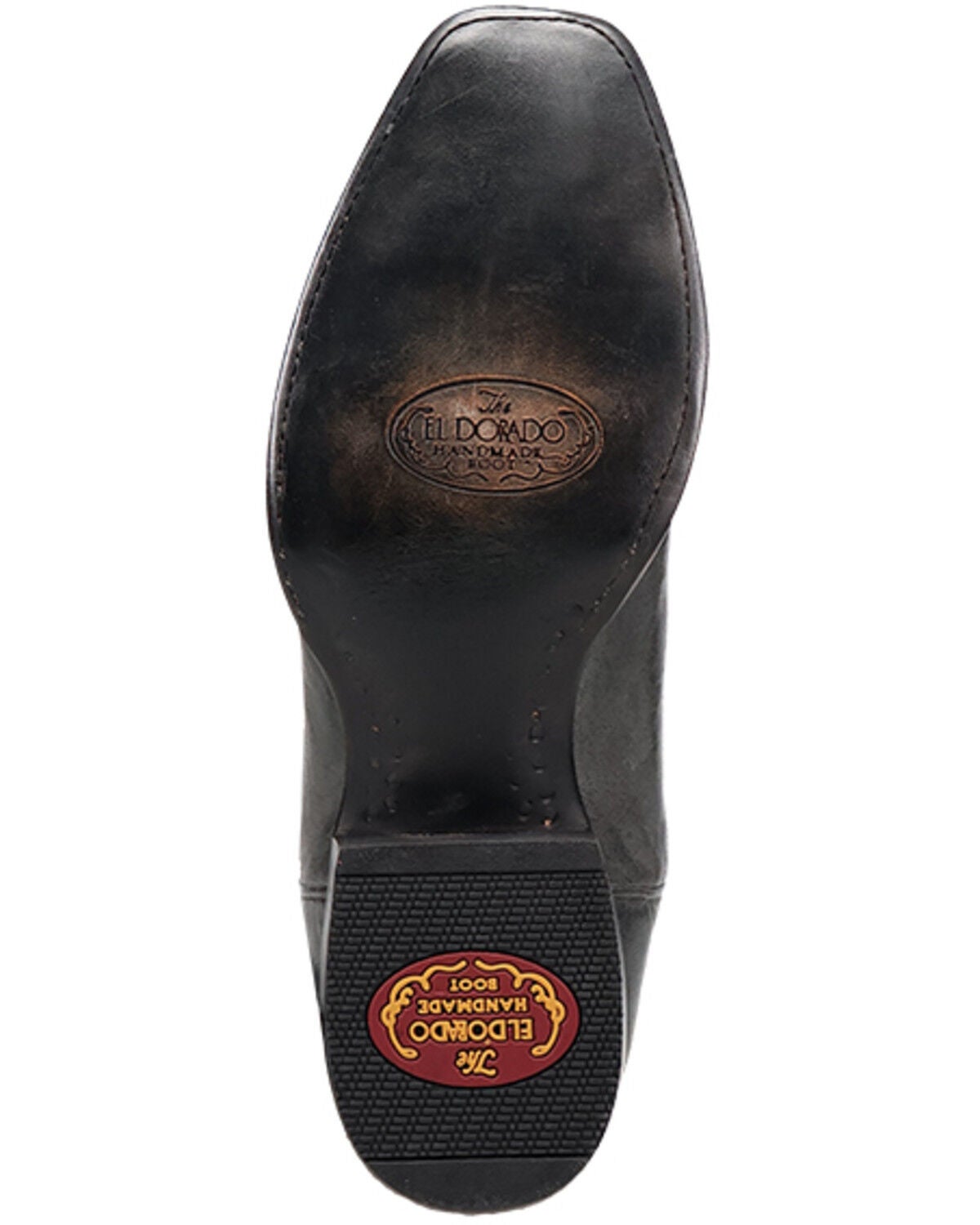 Image #7 - El Dorado Men's Western Boots - Square Toe, Grey, hi-res