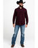 Image #6 - Cody James Men's Christmas Plaid Long Sleeve Western Flannel Shirt , , hi-res