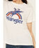 Image #3 - Wrangler Women's Rainbow Bronco Short Sleeve Graphic Tee, White, hi-res