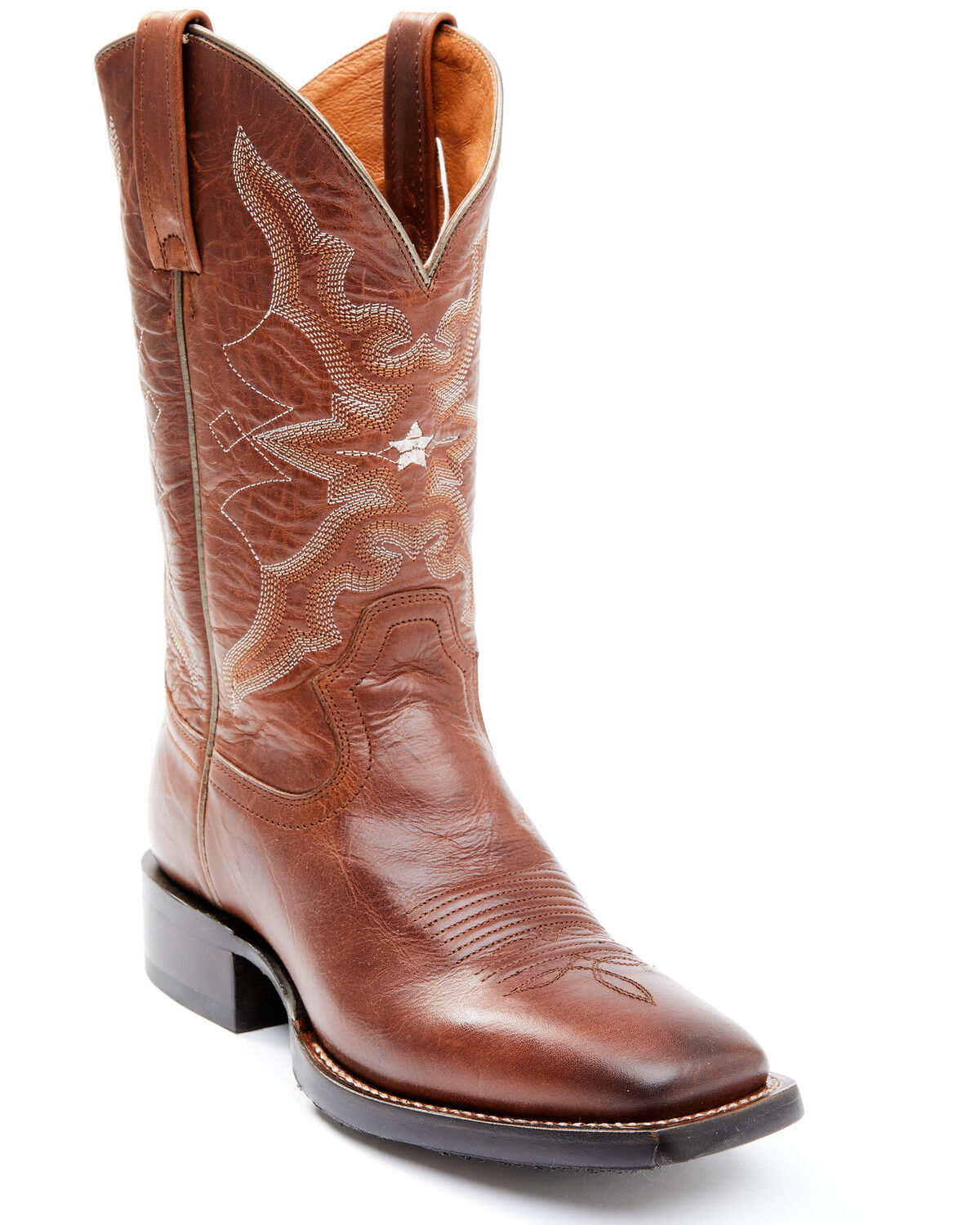 Image #1 - Idyllwind Women's Canyon Cross Western Performance Boots - Broad Square Toe, Cognac, hi-res