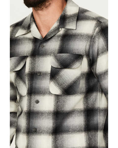 Image #3 - Pendleton Men's Plaid Print Board Shirt , Tan, hi-res