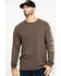 Image #1 - Ariat Men's Moss Green Rebar Cotton Strong Long Sleeve Work Shirt - Big & Tall , Moss Green, hi-res
