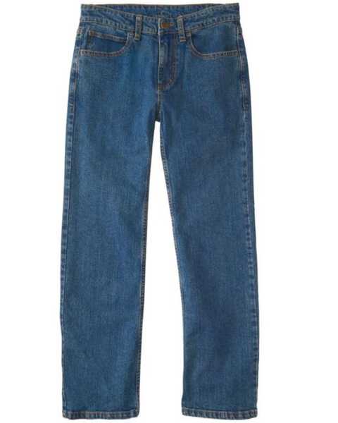 Image #1 - Carhartt Boys' Medium Wash Stretch Regular Fit Jeans , Indigo, hi-res