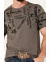 Image #3 - RANK 45® Men's Ranpen Short Sleeve Graphic T-Shirt, Charcoal, hi-res