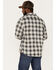 Image #4 - Flag & Anthem Men's Albee Dobby Stripe Plaid Print Long Sleeve Button Down Shirt, Cream, hi-res