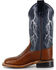 Image #3 - Cody James Boys' Lightening Embroidered Western Boots - Square Toe, Brown, hi-res