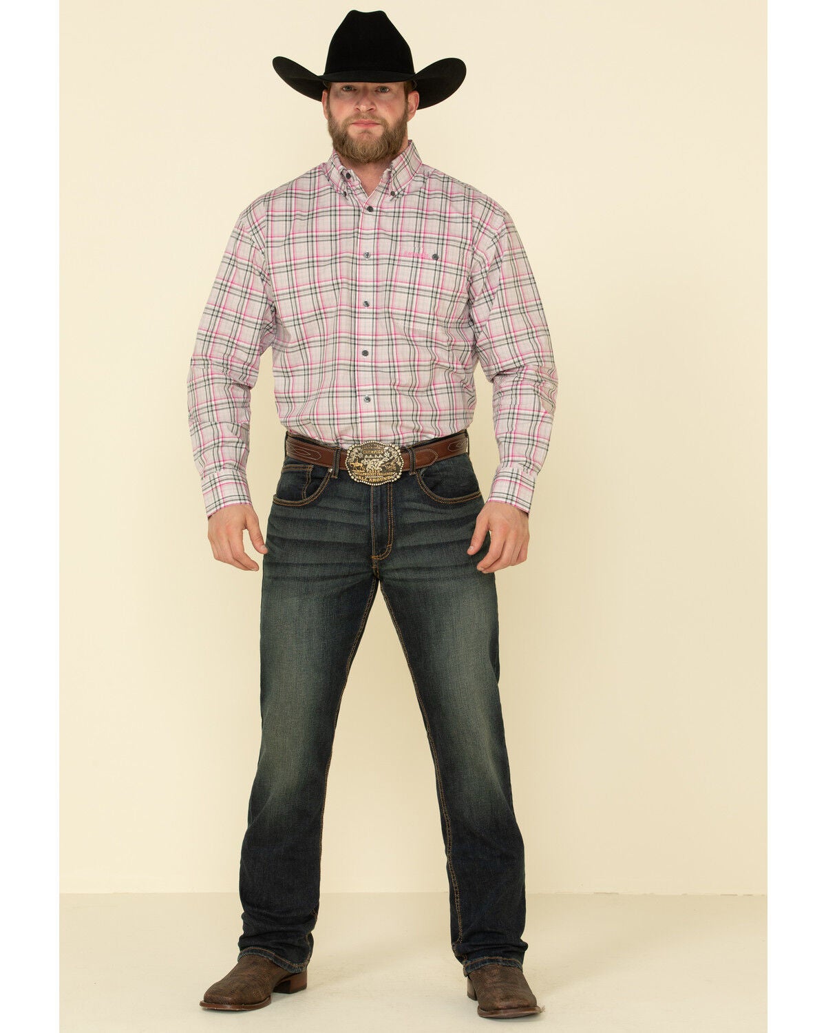 tough enough to wear pink western shirts