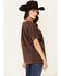 Image #4 - Shyanne Women's Home On Th Range Short Sleeve Graphic Tee, Chocolate, hi-res