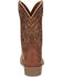 Image #5 - Justin Women's Halter Western Boots - Broad Square Toe, Cognac, hi-res