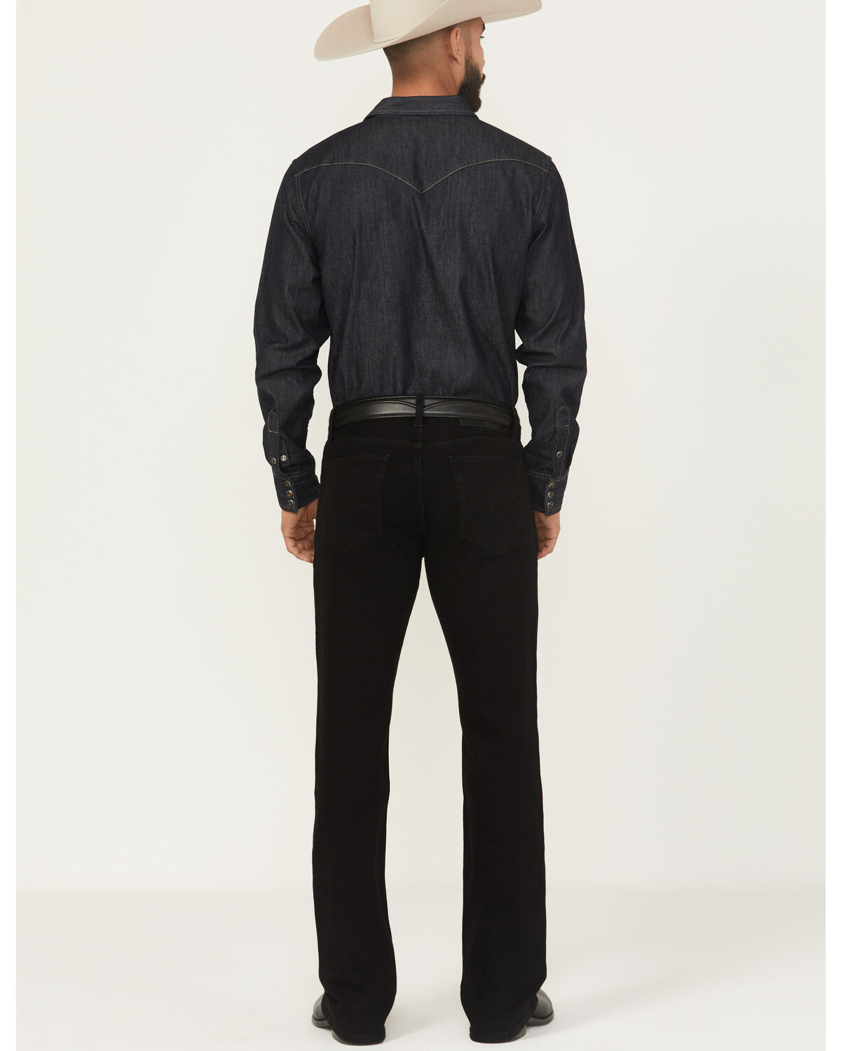 Image #3 - Cody James Black 1978® Men's Dexter Slim Bootcut Stretch Denim Jeans, Black, hi-res