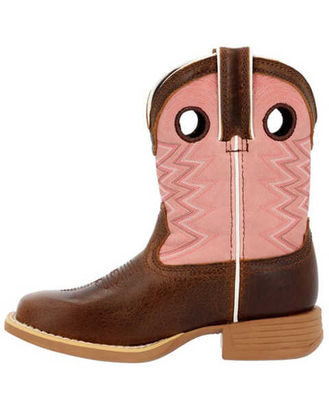 Image #3 - Durango Boys' Lil' Rebel Pro Western Boots - Broad Square Toe , Chestnut, hi-res