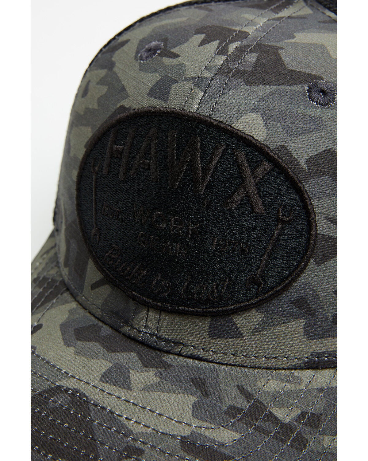 Image #2 - Hawx Men's Camo Print Oval Patch Ball Cap, Camouflage, hi-res