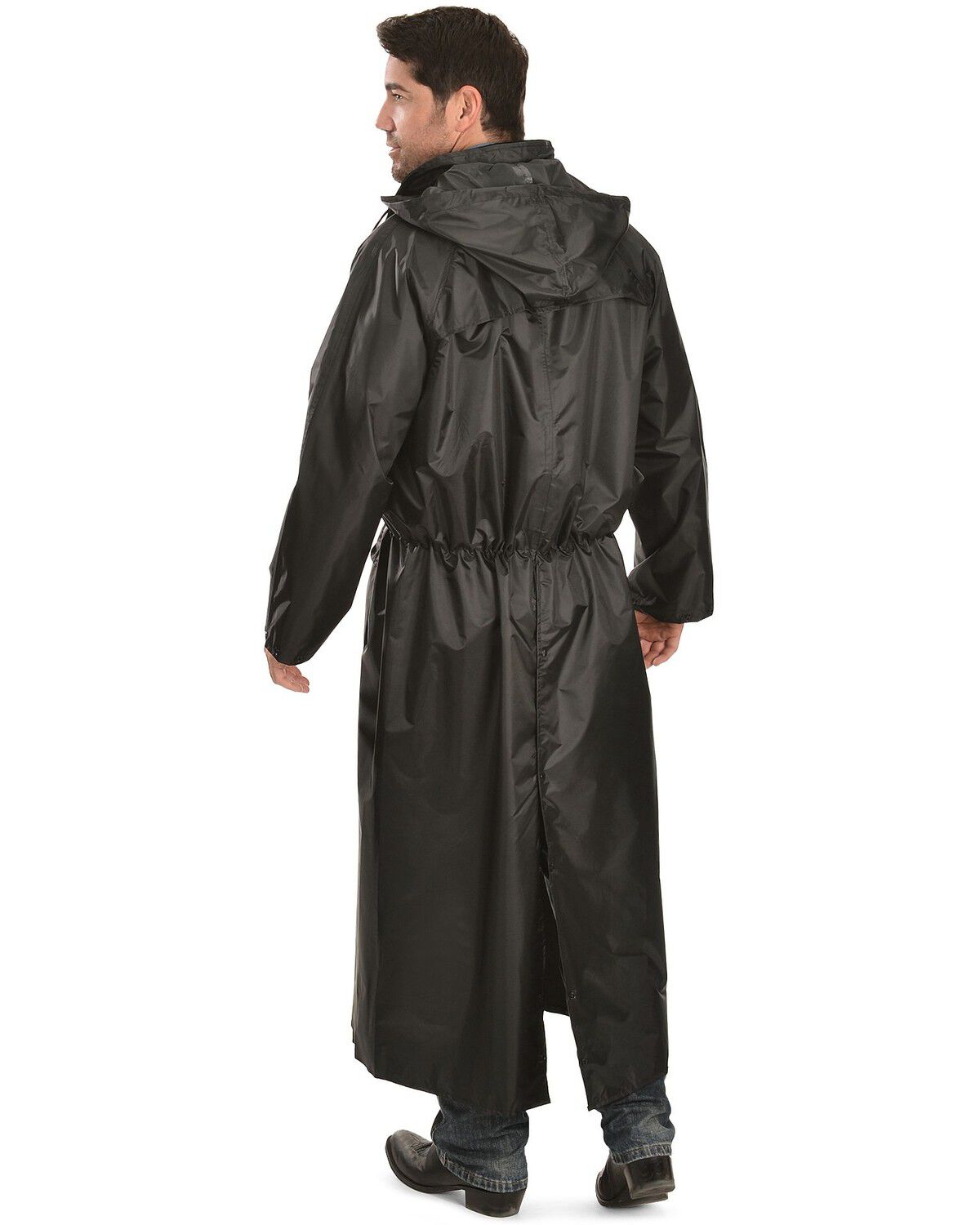 Image #3 - Double S Adult Saddle Slicker, Black, hi-res