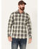 Image #1 - Brothers and Sons Men's Stewart Everyday Plaid Print Long Sleeve Button Down Flannel Shirt, Grey, hi-res