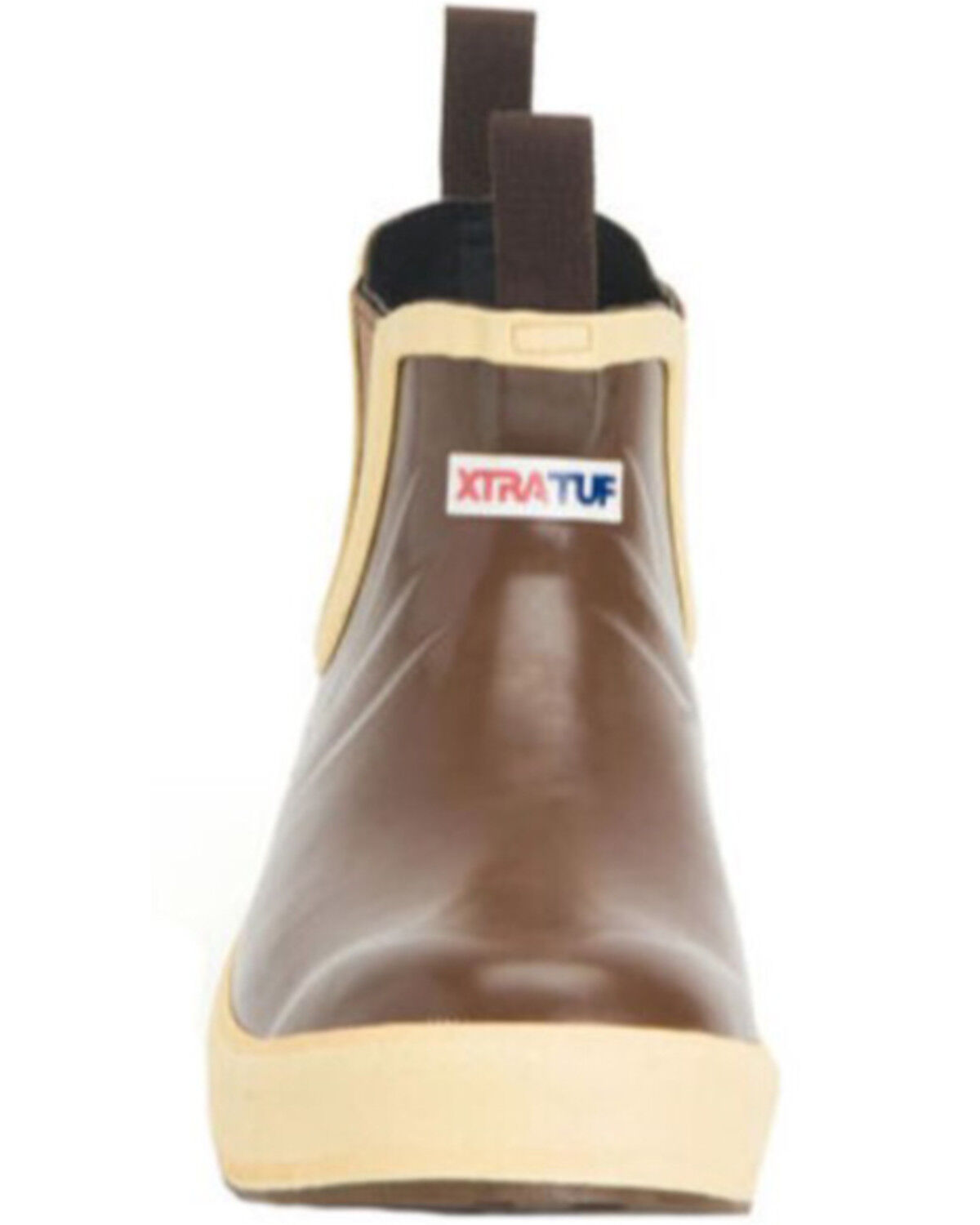 Image #4 - Xtratuf Men's 6" Ankle Deck Boots - Round Toe, Brown, hi-res