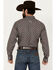 Image #4 - Ariat Men's Karsyn Medallion Print Long Sleeve Button-Down Western Shirt, Dark Blue, hi-res