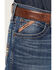 Image #2 - Ariat Men's M4 Heath Thornton Medium Wash Relaxed Bootcut Stretch Denim Jeans - Big, Medium Wash, hi-res
