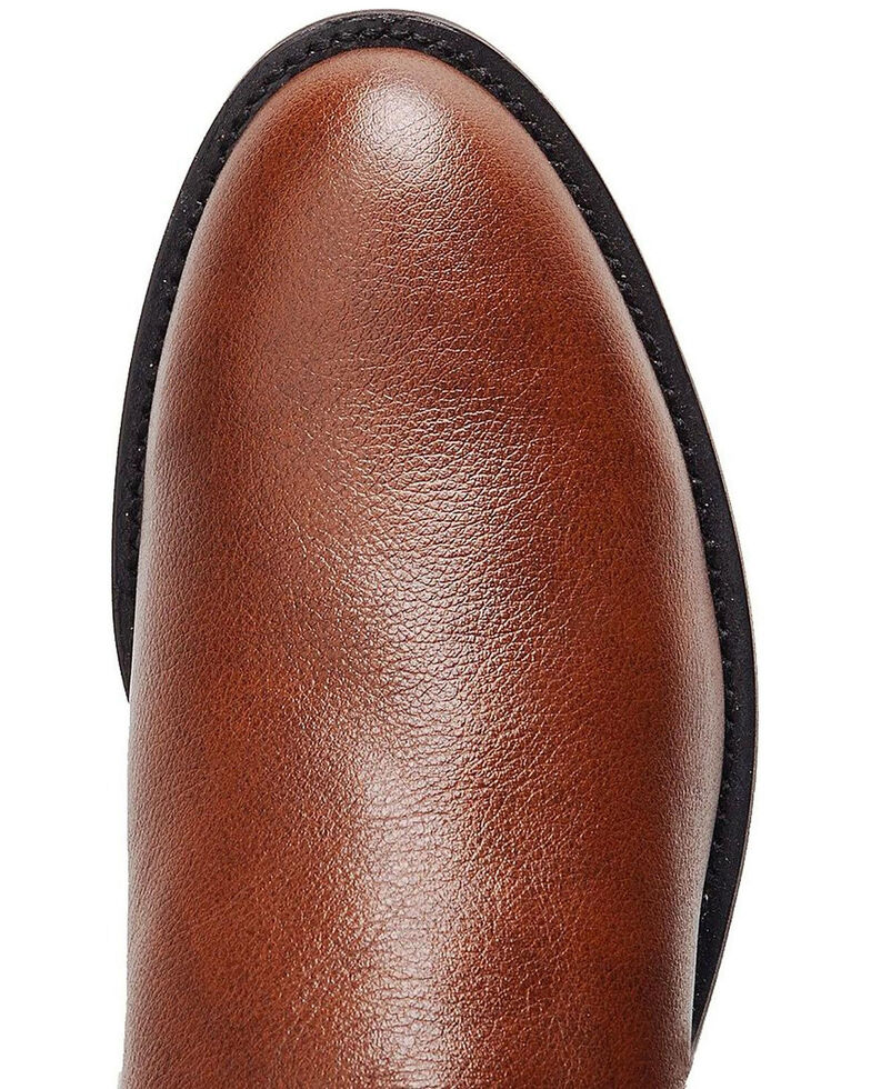 Justin Men's Classic Roper Cowboy Boots - Round Toe, Tan, hi-res
