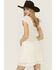 Image #4 - Shyanne Women's Lace Short Sleeve Mini Dress , Cream, hi-res