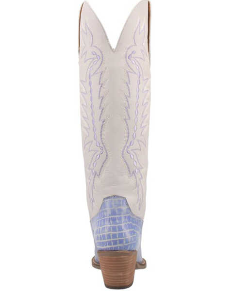 Image #5 - Dingo Women's High Lonesome Tall Western Boots - Pointed Toe , Periwinkle, hi-res