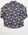 Image #3 - Cody James Toddler Boys' Grand Finale Paisley Print Long Sleeve Snap Western Shirt, Navy, hi-res