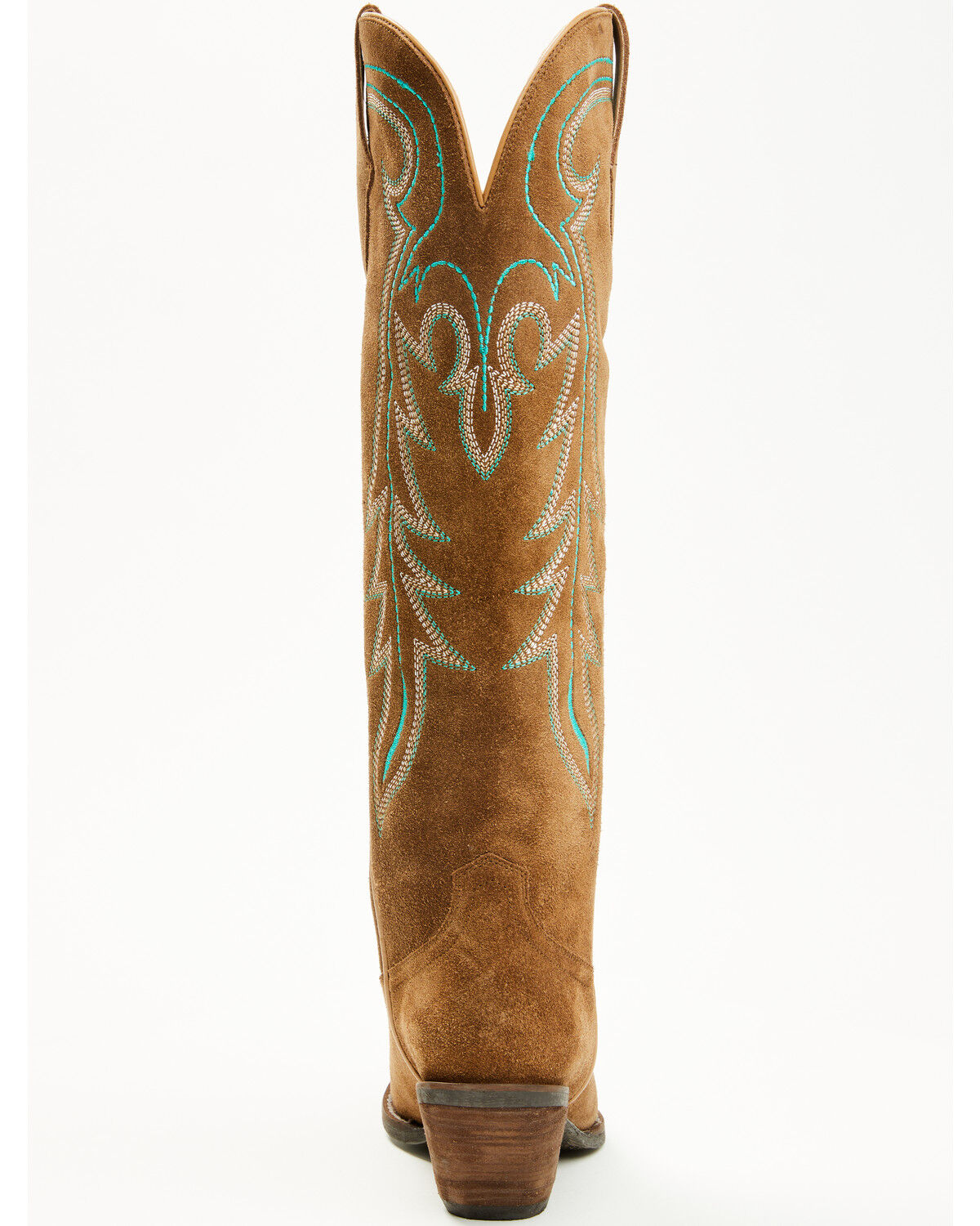 Image #5 - Shyanne Women's Rowan Tall Suede Western Boots - Snip Toe, Brown, hi-res